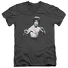 Bruce Lee - Final Confrontation Adult Slim Fit V Neck Cotton