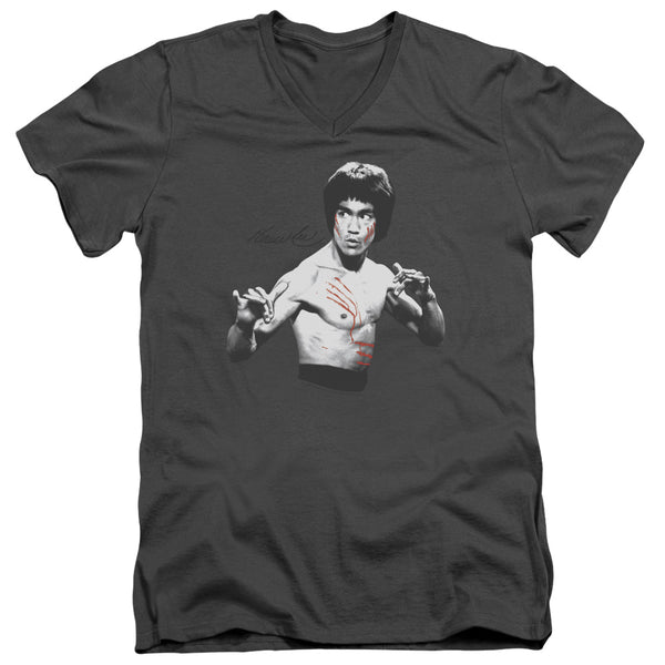 Bruce Lee - Final Confrontation Adult Slim Fit V Neck Cotton