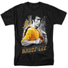 Bruce Lee - Yellow Dragon Adult Regular Fit Short Sleeve
