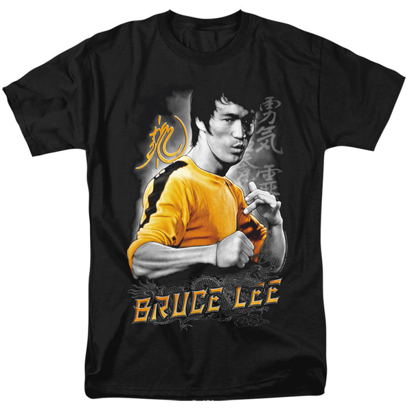 Bruce Lee - Yellow Dragon Adult Regular Fit Short Sleeve