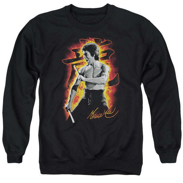 Bruce Lee - Dragon Fire Adult Crewneck Sweatshirt