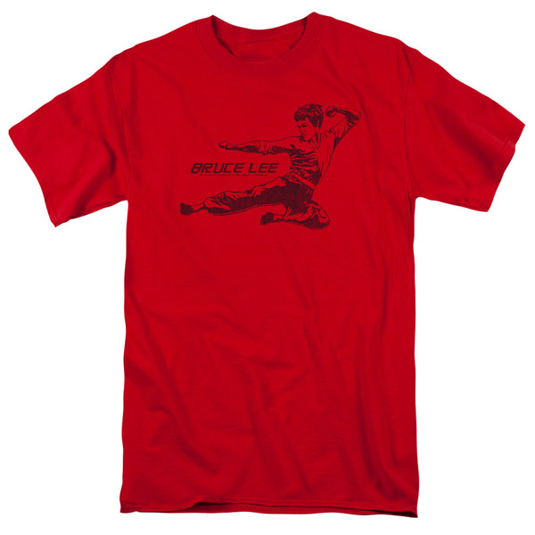 Bruce Lee - Line Kick Adult Regular Fit Short Sleeve