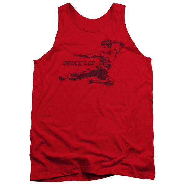 Bruce Lee - Line Kick Adult Tank Top