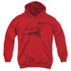 Bruce Lee - Line Kick Youth Hooded Sweatshirt