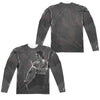 Bruce Lee - Dragon Print L - S Adult Poly Crew