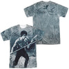 Bruce Lee - Whoooaa (Front - Back Print) Adult Regular Fit Short Sleeve 100% Poly