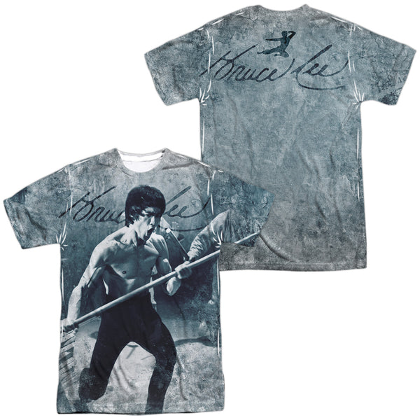 Bruce Lee - Whoooaa (Front - Back Print) Adult Regular Fit Short Sleeve 100% Poly