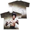 Bruce Lee - Scratched Youth Short Sleeve 100% Poly