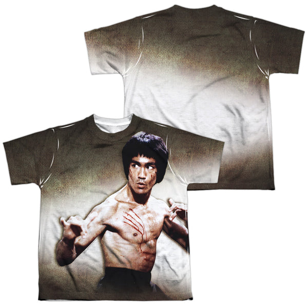 Bruce Lee - Scratched Youth Short Sleeve 100% Poly