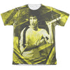 Bruce Lee - Stripes Adult Regular Fit Short Sleeve 65 - 35 Poly - Cotton