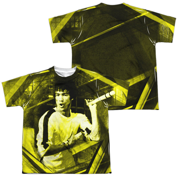 Bruce Lee - Stripes Youth Short Sleeve 100% Poly