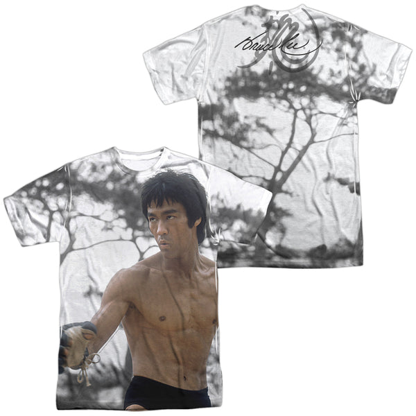 Bruce Lee - Battle Ready (Front - Back Print) Adult Regular Fit Short Sleeve 100% Poly