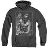 Bruce Lee - Focused Rage Adult Heather Hoodie