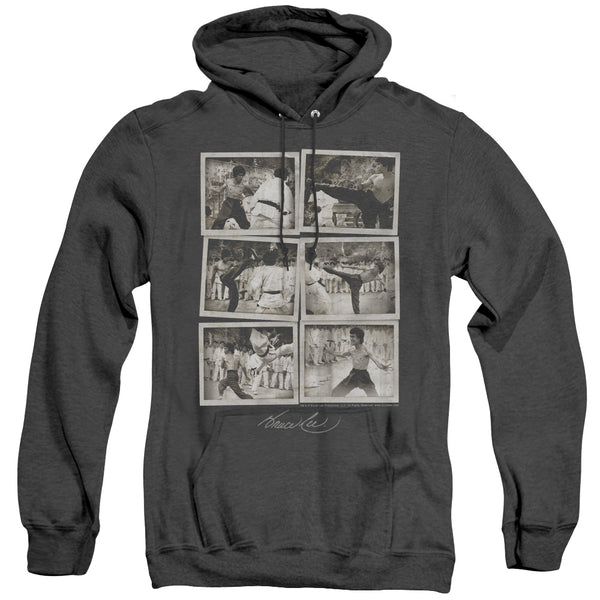 Bruce Lee - Snap Shots Adult Heather Hoodie