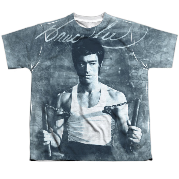 Bruce Lee - Nunchucks Youth Short Sleeve 100% Poly