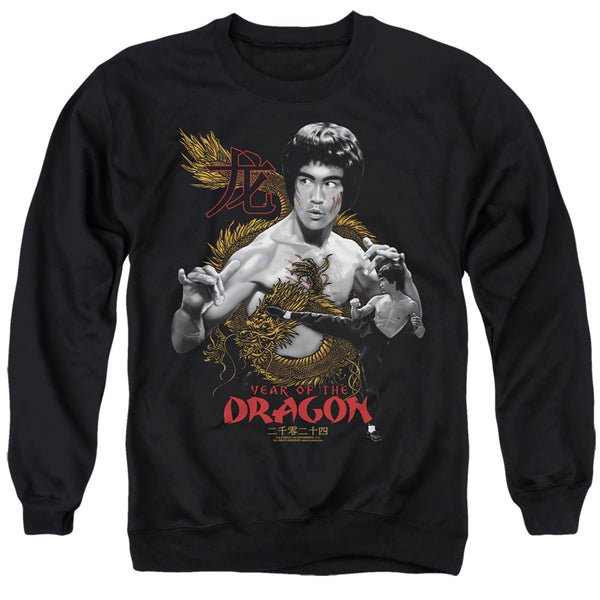 Bruce Lee - Golden Year Of The Dragon Adult Crewneck Sweatshirt