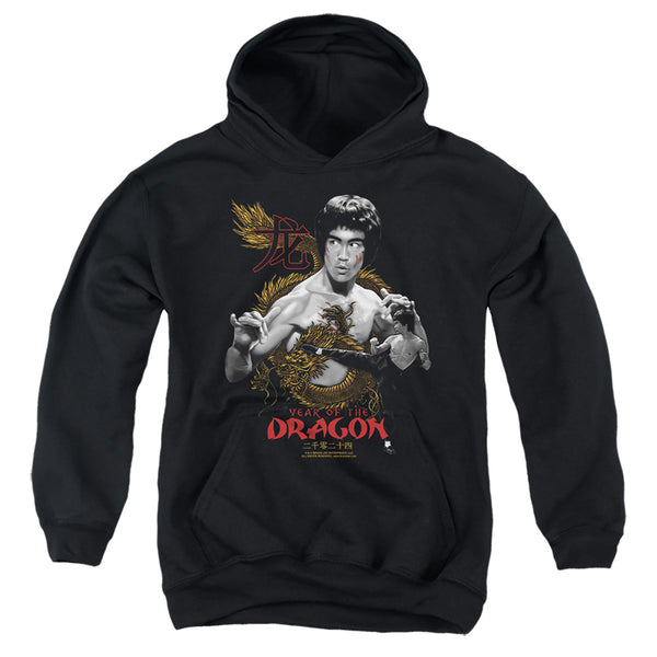 Bruce Lee - Golden Year Of The Dragon Youth Hooded Sweatshirt