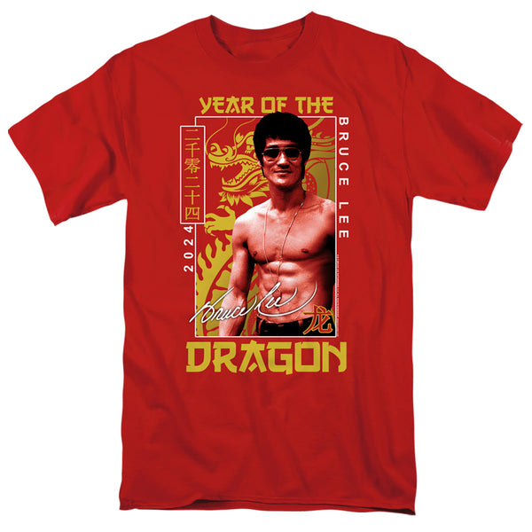 Bruce Lee - Framed Year Of The Dragon Adult Regular Fit Short Sleeve