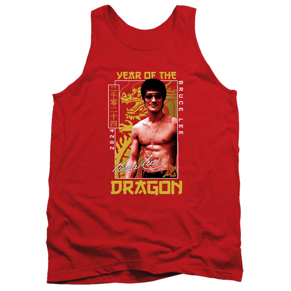 Bruce Lee - Framed Year Of The Dragon Adult Tank Top