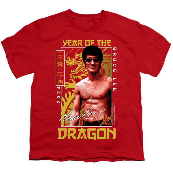 Bruce Lee - Framed Year Of The Dragon Youth Short Sleeve