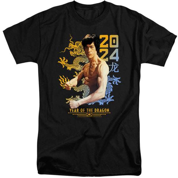 Bruce Lee - Two Tone Year Of The Dragon Adult Tall Fit Short Sleeve