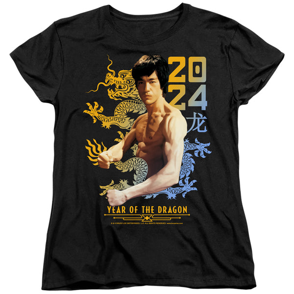 Bruce Lee - Two Tone Year Of The Dragon Women's Short Sleeve