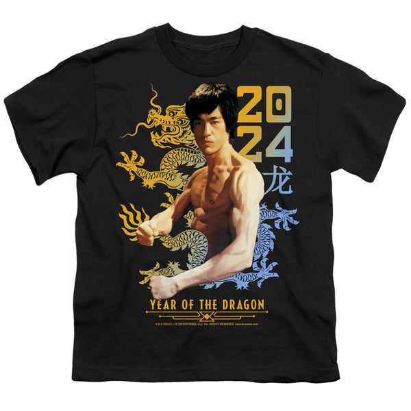 Bruce Lee - Two Tone Year Of The Dragon Youth Short Sleeve