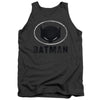 Batman - Mask In Oval Adult Tank Top