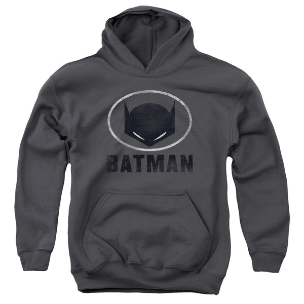 Batman - Mask In Oval Youth Hooded Sweatshirt