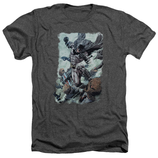 Batman - Punch Adult Regular Fit Heather Short Sleeve