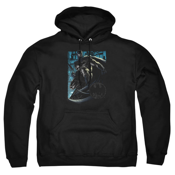 Batman - Knight Falls In Gotham Adult Pullover Hoodie