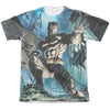 Batman - Rainy Rooftop Adult Regular Fit Short Sleeve 65 - 35 Poly - Cotton