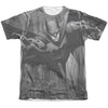 Batman - Grey Race Adult Regular Fit Short Sleeve 65 - 35 Poly - Cotton