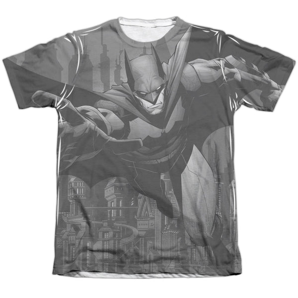 Batman - Grey Race Adult Regular Fit Short Sleeve 65 - 35 Poly - Cotton