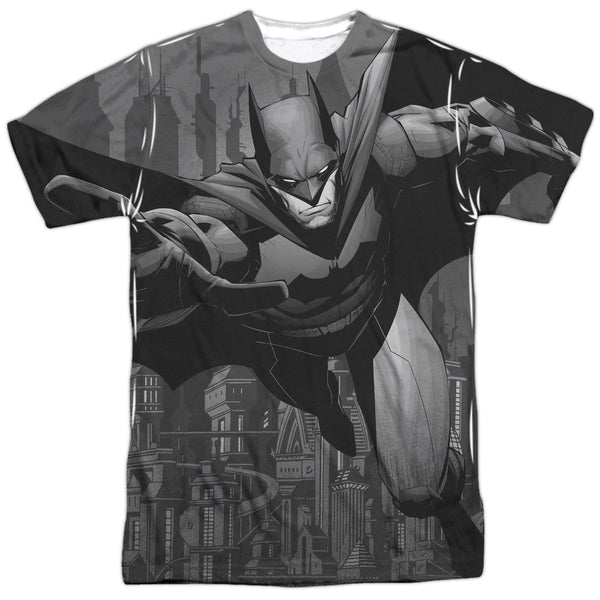 Batman - Grey Race Adult Regular Fit Short Sleeve 100% Poly