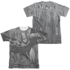 Batman - Grey Race (Front - Back Print) Adult Regular Fit Short Sleeve 65 - 35 Poly - Cotton
