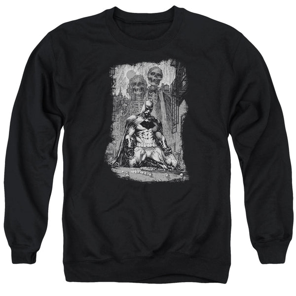 Batman - Sketchy Shadows Adult Crewneck Sweatshirt