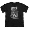 Batman - Sketchy Shadows Youth Short Sleeve