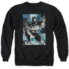 Batman - Fighting The Storm Adult Crewneck Sweatshirt