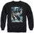 Batman - Fighting The Storm Adult Crewneck Sweatshirt