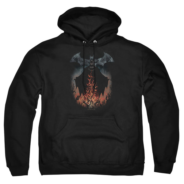 Batman - Smoke & Fire Adult Pullover Hoodie