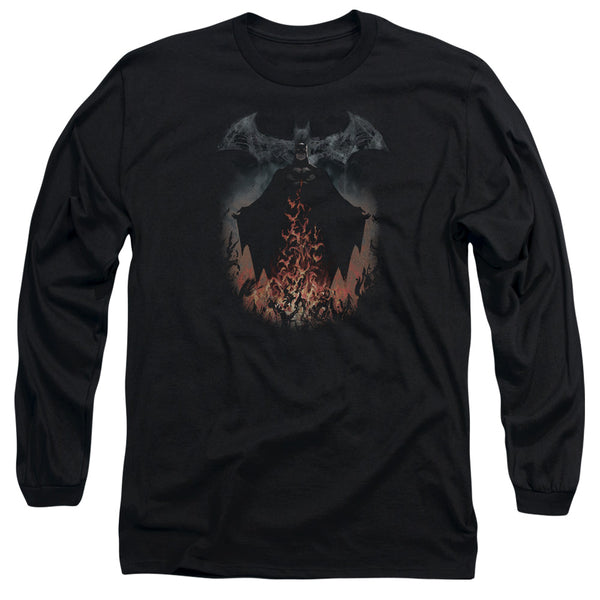 Batman - Smoke & Fire Adult Long Sleeve