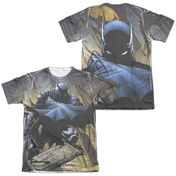 Batman - In Shadow (Front - Back Print) Adult Regular Fit Short Sleeve 65 - 35 Poly - Cotton