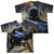 Batman - In Shadow (Front - Back Print) Youth Short Sleeve 100% Poly