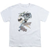 Batman - Halftone Swing Youth Short Sleeve
