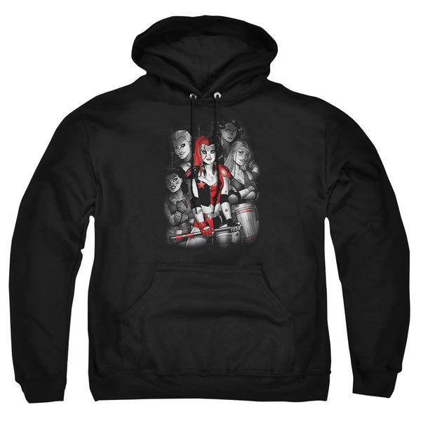 Batman - Bad Gals Bw Adult Pullover Hoodie