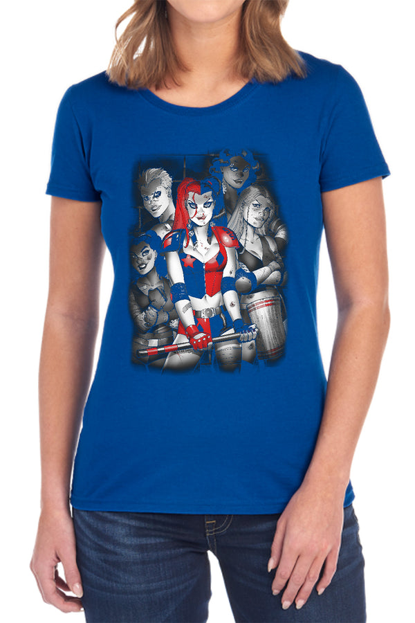 Batman - Bad Gals Bw Women's Short Sleeve