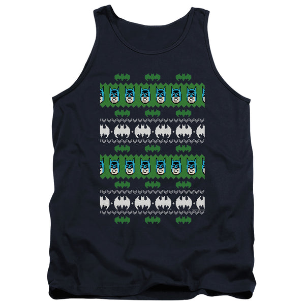 Batman - Batman Christmas Sweater Adult Tank Top