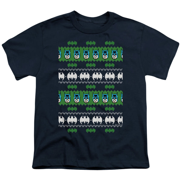 Batman - Batman Christmas Sweater Youth Short Sleeve