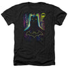 Batman - Knight Lights Adult Regular Fit Heather Short Sleeve